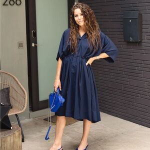Project 6 oka  Navy Blue Dress